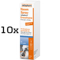 10x NASENSPRAY ratiopharm Erwachsene kons.frei 10 ml ,PZN 00999831