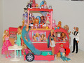 Konvolut  Mattel / Barbiepuppen + Dream Camper Van + Zubehör    !!!