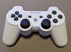 Sony Playstation 3 PS3 Original DualShock 3 Wireless SIXAXIS Controller in Weiß 