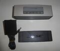Bose SoundLink Mini I / 1 Tragbares Lautsprechersystem - Silber-Vollfunktionsf.