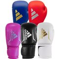 Adidas Speed 50 Boxhandschuhe Erwachsene Kinder schwarz weiß Sparring Boxhandschuhe