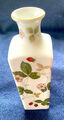 Original WEDGWOOD WILD STRAWBERRY Vase 13,5cm x 4,5cm 