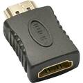 LINDY 41232 HDMI Adapter [1x HDMI-Buchse - 1x HDMI-Stecker] Schwarz