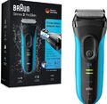 Wet&Dry Braun Herrenrasierer Series 3 3040 s MicroComb-Technologie wasserdicht