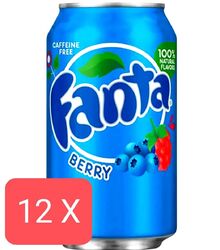 12 X Fanta Berry Dosen 355ml USA Drink Import Lecker 🫐 Beeren Getränke