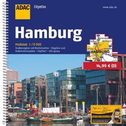 ADAC Cityatlas Hamburg 1:15 000 | Deutsch | Taschenbuch | Spiralbindung, SPIRALB