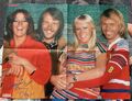 ABBA Poster DIN A 2 mit gescannten Autogrammen