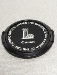 TOP! Canon Objektivdeckel für 52mm Olympische Winterspiele 1980 Lake Placid