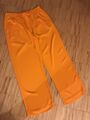 Sommerliche Hose Gr. L ZARA Orange Weiter Schnitt Wie Neu+++