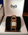 DOLCE & GABBANA D&G Luxus DamenUhr Gold Farbe Quartz