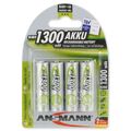 4er Pack ANSMANN NiMH Akku Mignon AA 1300mAh maxE HR6 5030792