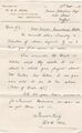 W. & H. Kerr Abington 1919 Tischler & Haus Zimmermann Memorandum Nachlass Rf39202