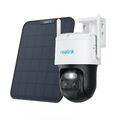 Reolink PTZ Überwachungskamera Akku 2K 4MP Farbnachtsicht mit Schwarz Solarpanel