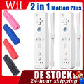 Für Nintendo Wii/ U 2 in 1 Remote Motion Plus Inside Controller & Nunchuk NEU