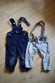 Latzhose + Jeans mit Hosenträgern * Größe 80