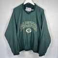 Game Day NFL Logo 7 Green Bay Packers 90er Windbreaker Pullover Jacke Herren L
