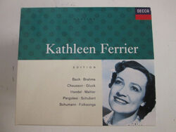 KATHLEEN FERRIER - EDITION / DECCA 4338022 / BOX  10 CDS / VG+