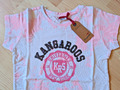 Mädchen T-Shirt KANGAROOS, weiß/rosa, Gr.128-158, Frühling, Sommer, Neu