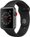* Apple Watch Series 3 42mm (GPS + Cellular) - Space Grey Aluminium Case with Gr