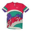 Agu Sport Herren bunt All-Over-Print Radtrikot | Vintage 90er Jahre Radfahren Vintage