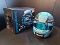 George Russell helmet 1/2 - Mercedes F1 - 2023 - Blue Visor