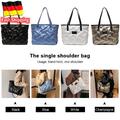Nylon Female Tote Fashion Large Capacity Underarm Bags Soft Warm Simple for Work
