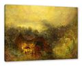 William Turner - The Evening of the Deluge , Leinwandbild, Kunst
