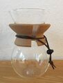 BODUM Glas/Kork Pour Over Coffeemaker Kaffeebereiter ohne Filter NEUWERTIG