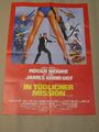 JAMES BOND 007 - IN TÖDLICHER MISSION - Filmplakat - ROGER MOORE United Artists