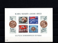 DDR  1953  Karl Marx - Block 9 B - Postfrisch