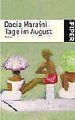 Tage im August: Roman von Dacia Maraini | Buch | Zustand sehr gut