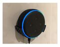 Schwarze Wandhalterung für Amazon Echo Dot 3. Gen