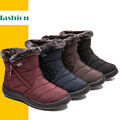 Damen Winter Wasserdicht Schneeschuhe Warm Stiefel Stiefeletten Flache Boots Neu