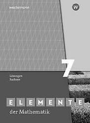 Elemente der Mathematik SI 7. Lösungen. Sachsen | Buch | 9783141278194