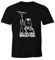 Herren T-Shirt Ich bin dein Brater Fun-Shirt Grillen Barbecue BBQ Fleisch