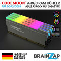COOLMOON LED A-RGB RAM Kühler Heatsink Memory 3PIN Aura Asus Asrock MSI Gigabyte