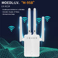 2024 WLAN Repeater Router Range Extender Wireless Signal Verstärker Booster WiFi