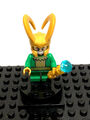 LEGO MARVEL Super Heroes Avengers LOKI SHORT LEGS  - sh486, set 76091, TBE