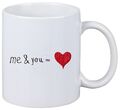 Kaffeetasse Motiv Nr. 3971 Me und You Herz Liebe Verliebt Treue Verliebt Gag