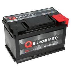 Autobatterie 12V 74Ah 640A/EN Eurostart SMF Batterie ersetzt 66 70 72 75 77 80Ah