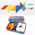 Holz Reise Tangram Puzzle Jigsaw Muster Block Form Puzzles Sortierung