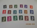 Briefmarken Adolf Hitler 1941 + 1942 ex MNr 781-798 + 827 postfrisch 18 Werte