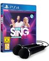 Lets Sing 2023 + 2 Mikrofone PS4 Karaoke/Singen NEU+OVP Deutsche Verpackung