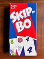 Skip Bo Kartenspiel von Mattel 1999 blau rote Ausgabe Spiel Skip-Bo