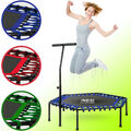 Jumping Fitness Trampolin mit Griff Sport Mini Trampolin Gummiseil Neo-Sport