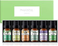 Natur Rein Ätherische Öle Set 6 x 10ml Aromatherapie Duftöl für Diffuser,Massage