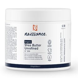 Naissance Sheabutter unraffiniert BIO (N° 306) - 250g - Massage, Haar, Haut