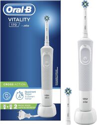 Oral-B Vitality 170 Cross Action Elektrische Zahnbürsten, White, 1 Stück