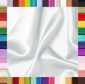 Satin Stoff Meterware ca. 150 cm breit - Über 45 Farben