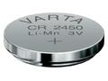 10 x Varta CR2450 Lithium Knopfzelle 3V CR 2450 Industrie-Ware Neu